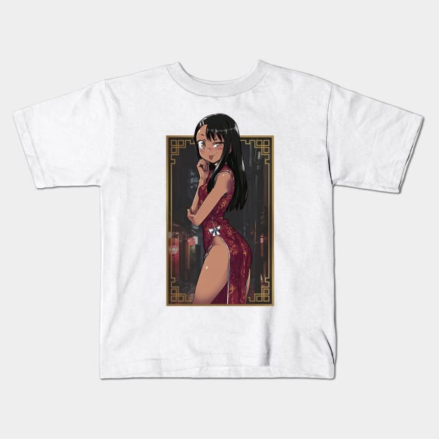 Nagatoro Hayase Kids T-Shirt by hidexmian